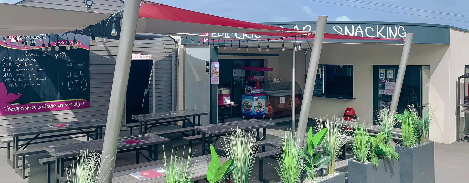 services au camping morbihan jardin de kergal