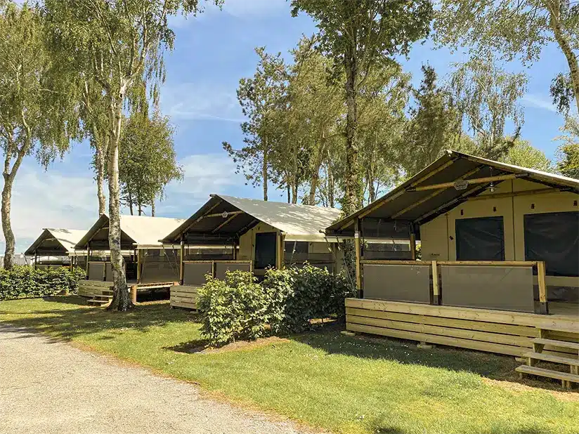 chalets camping kergal en famille